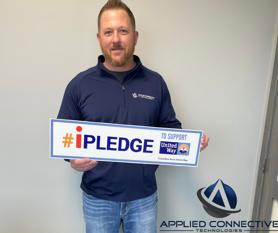 Ed Knott and Applied Connective Technologies are iPledge members for the Columbus Area United Way