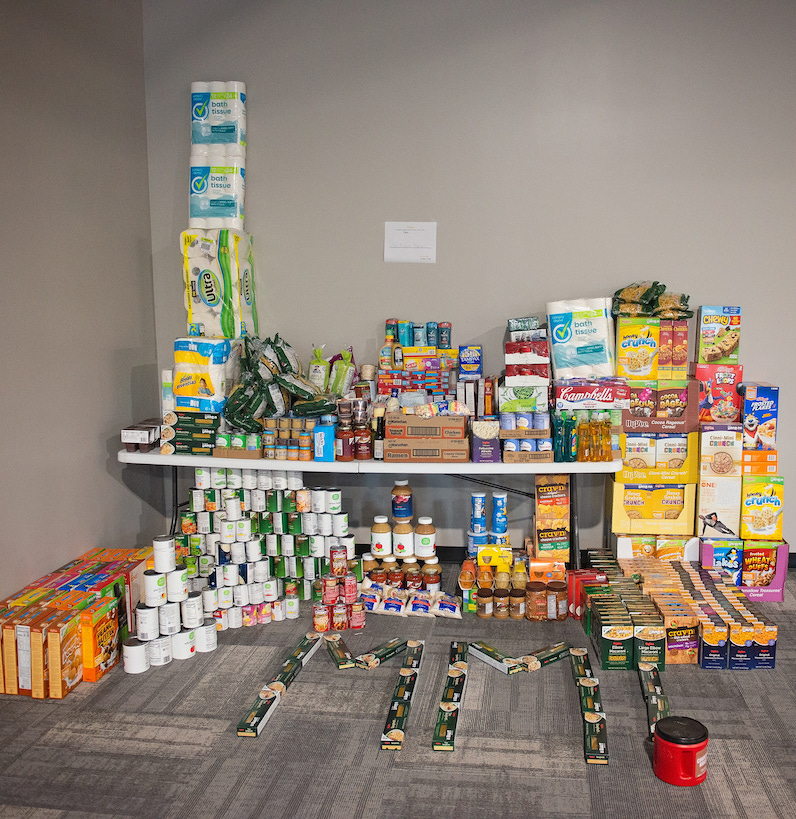 Applied Connective supports the food pantry view